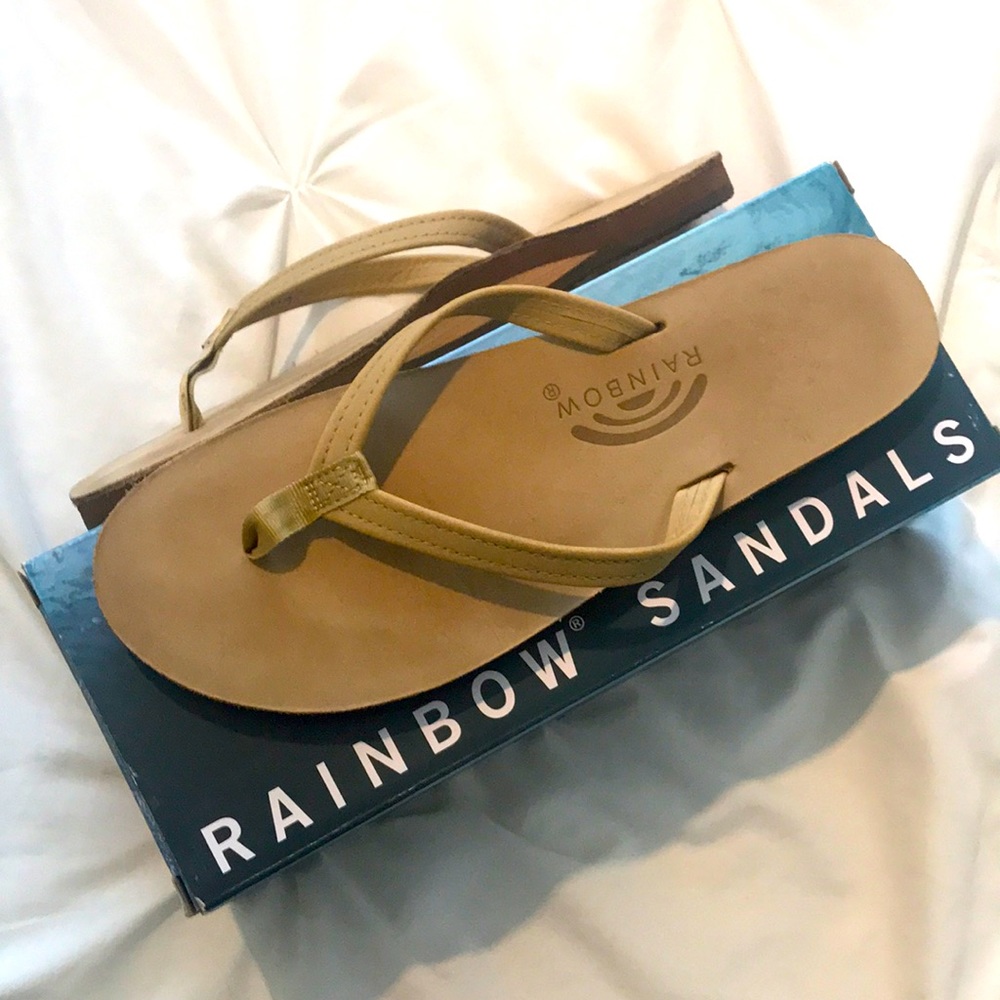BNIB Women’s Narrow Strap Rainbow Sandals